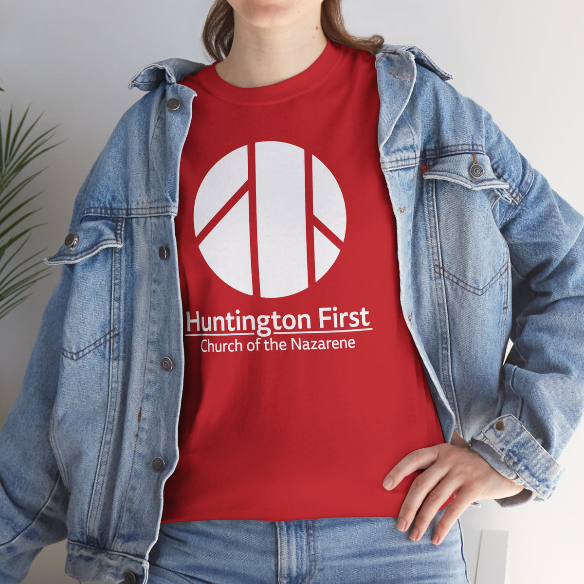 Huntington First Church of the Nazarene Logo Heavyweight T‑Shirt — HFCN