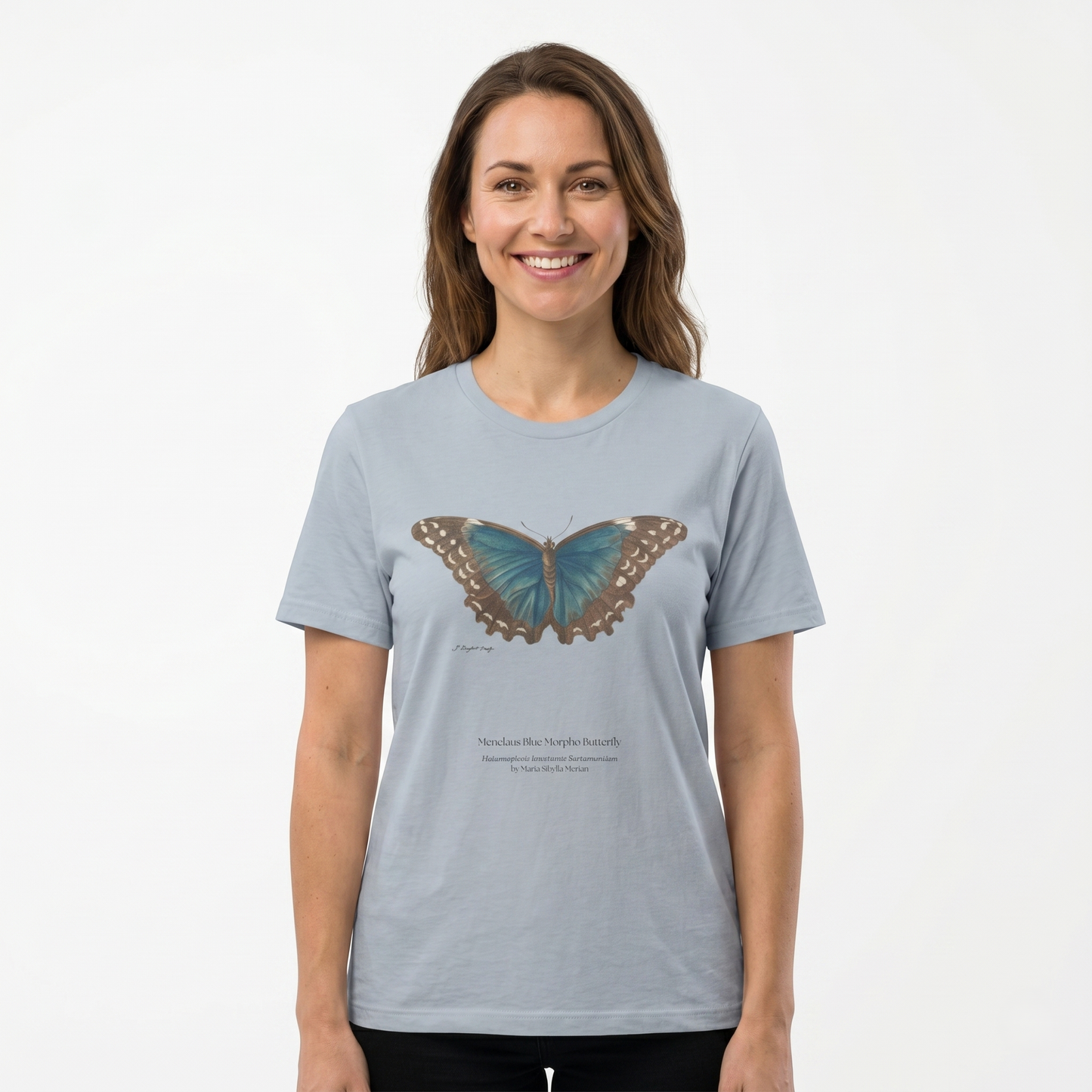 Menelaus Blue Morpho Butterfly - Metamorphosis T-Shirt