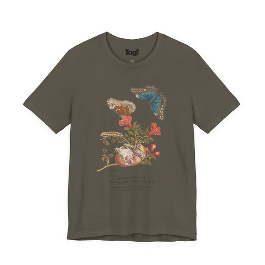 Pomegranate & Blue Morpho - Metamorphosis T-Shirt