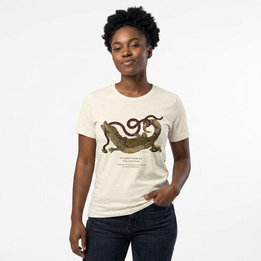 Spectacled Caiman & Coral Snake - Metamorphosis T-Shirt