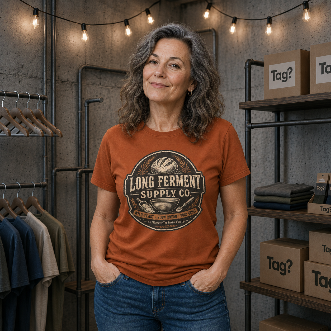"Long Ferment Supply Co" - Sourdough T-Shirt
