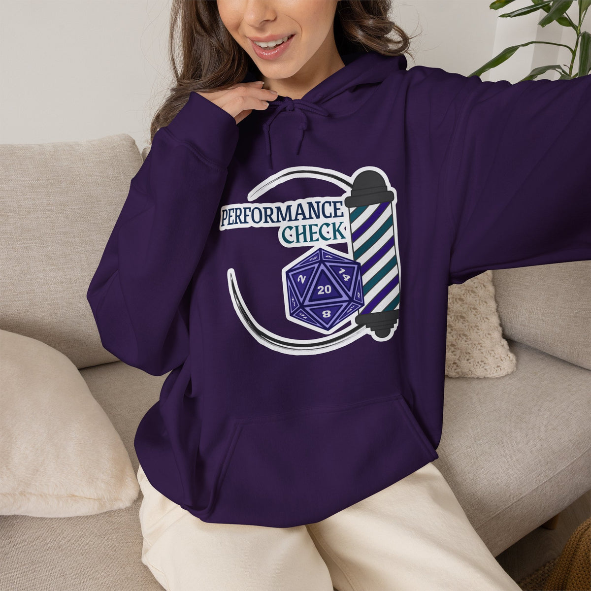 Performance Check Quartet Hoodie