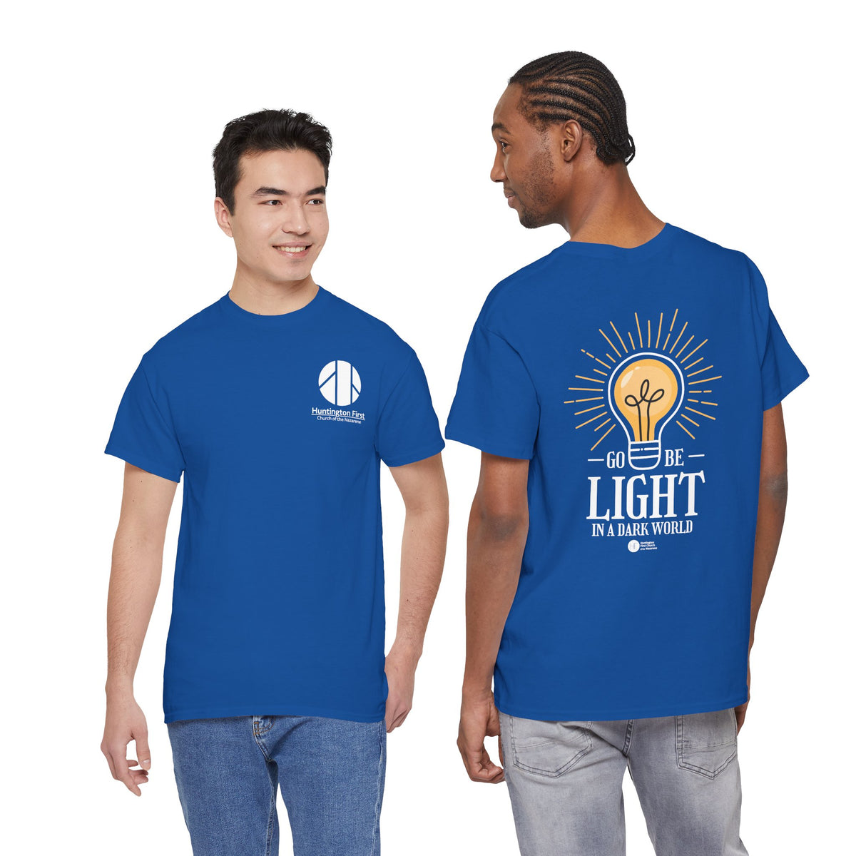 Go Be Light In A Dark World Heavyweight T-Shirt — HFCN