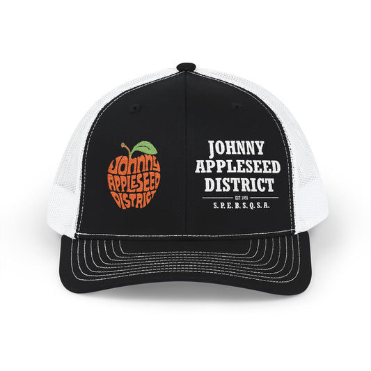 "The Apple" Trucker Hat - JAD Vintage Logo Snapback Hat
