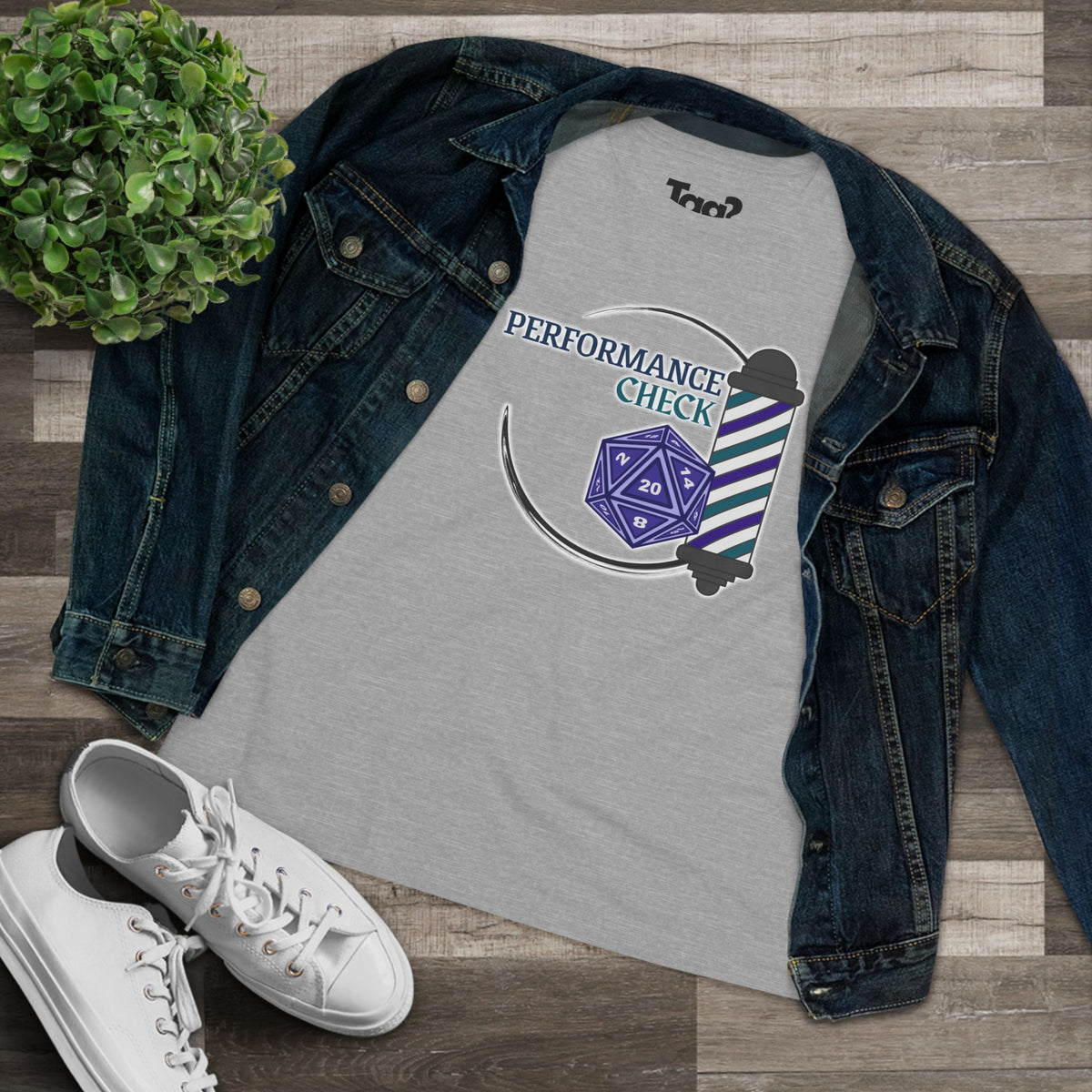 Performance Check Quartet Women's T‑Shirt