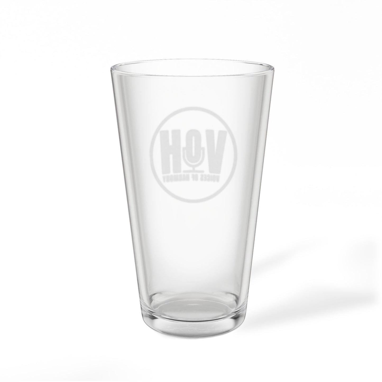 Voices of Harmony Logo Etched Pint Glass