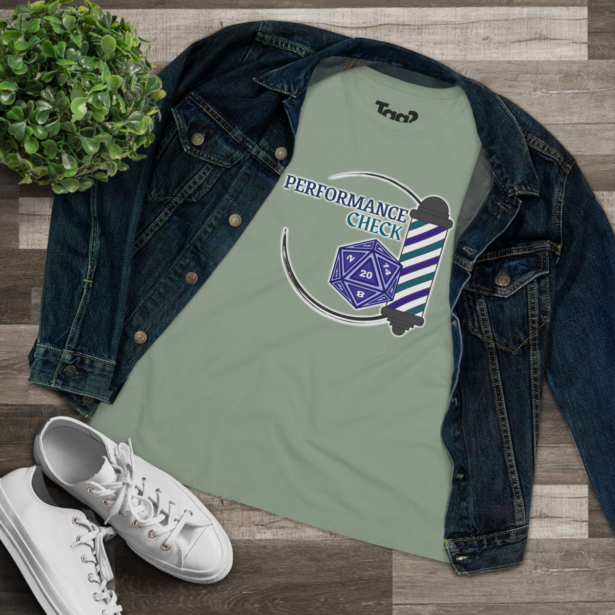 Performance Check Quartet Women's T‑Shirt