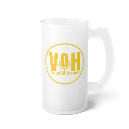 Voices of Harmony Logo Frosted Beer 16oz Mug