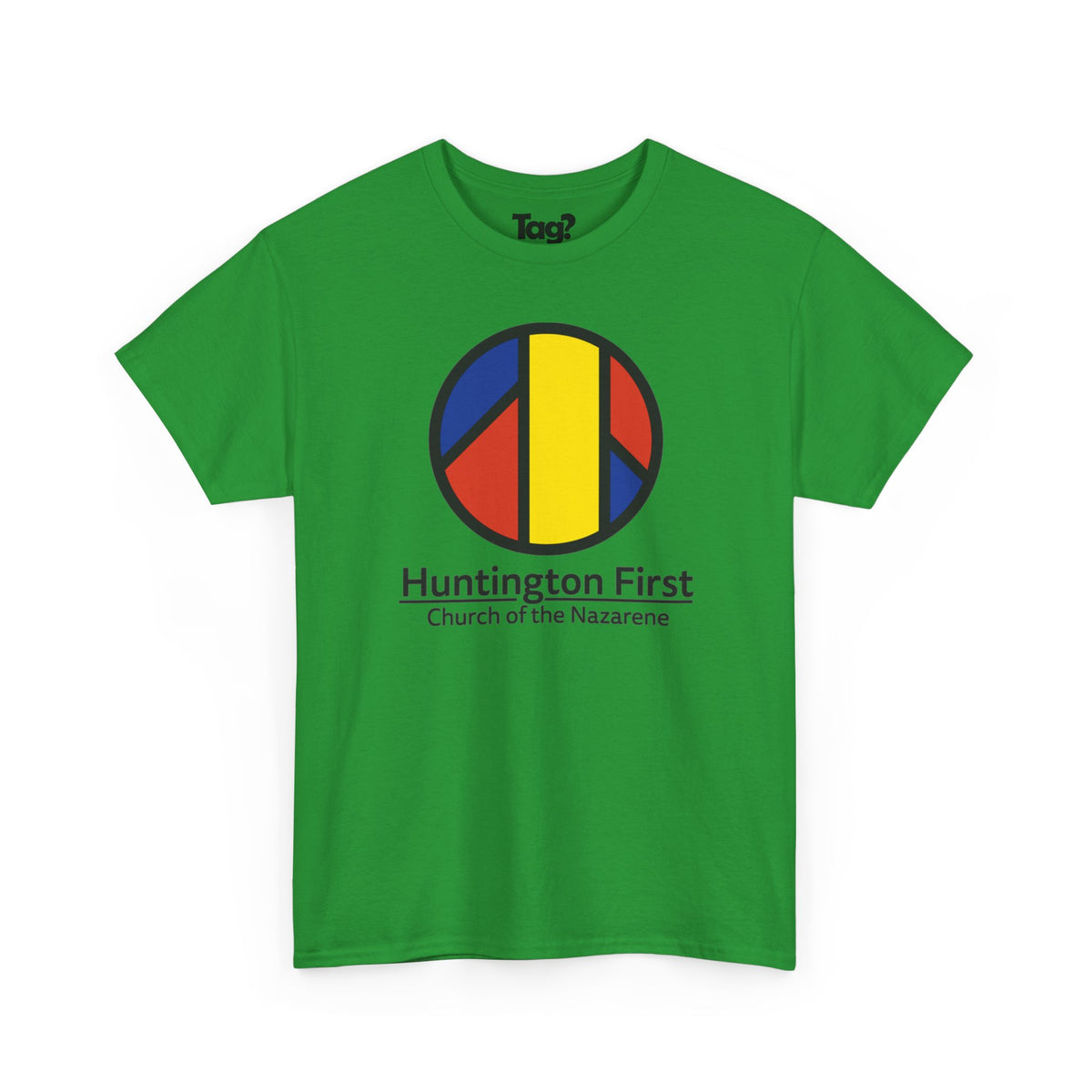 Huntington First Church of the Nazarene Logo Heavyweight T‑Shirt — HFCN