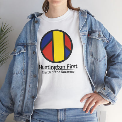 Huntington First Church of the Nazarene Logo Heavyweight T‑Shirt — HFCN