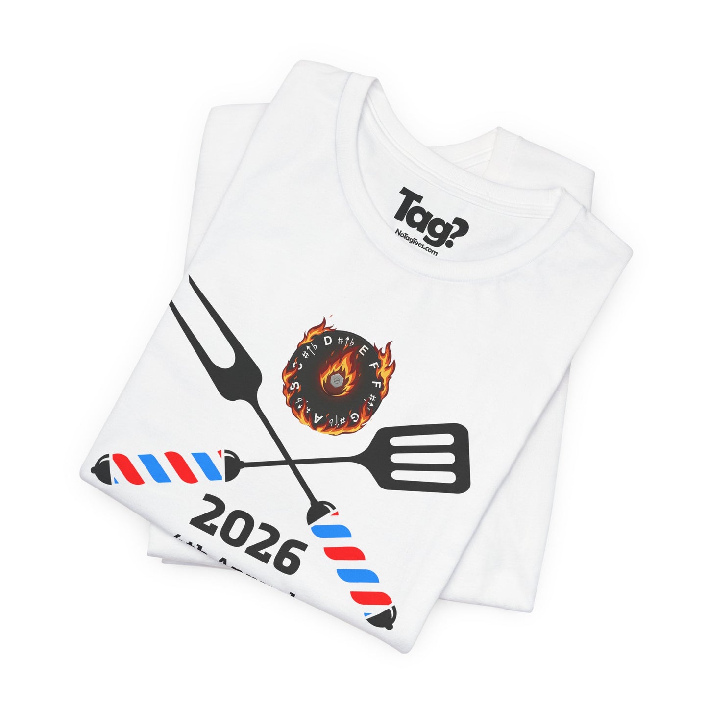 BarberQ 2026 BBQ Festival Tee — 4th Annual Barbershop & BBQ