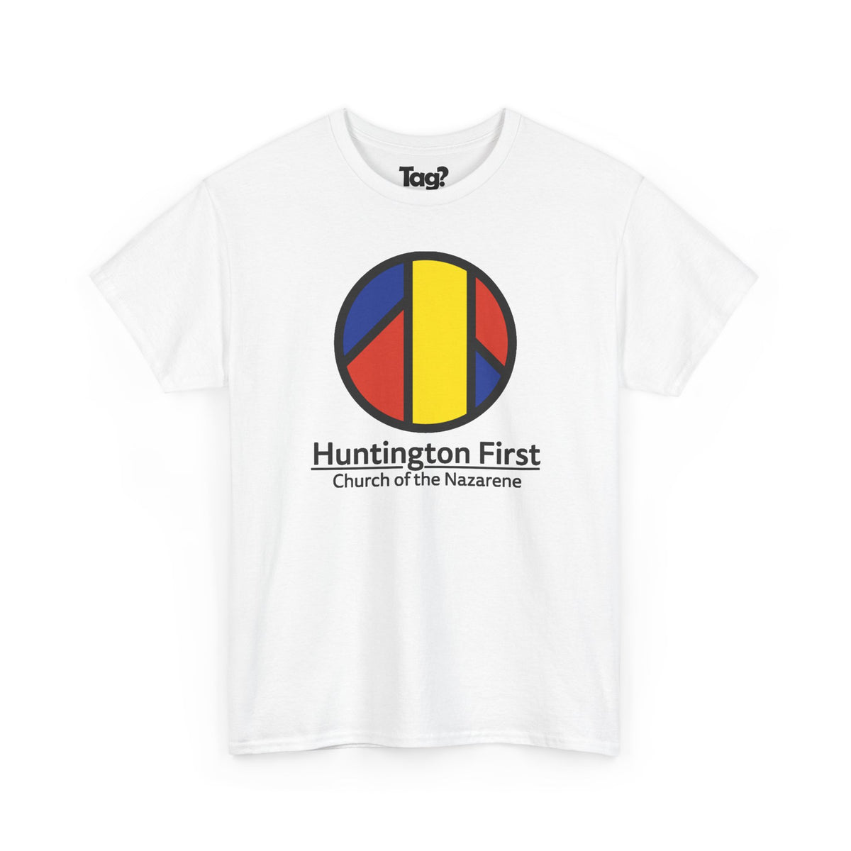 Huntington First Church of the Nazarene Logo Heavyweight T‑Shirt — HFCN