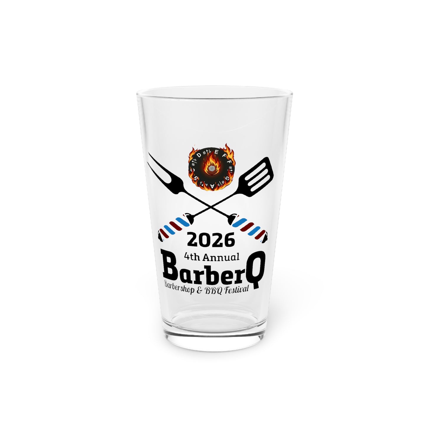 Voices of Harmony 2026 BarberQ Pint Glass
