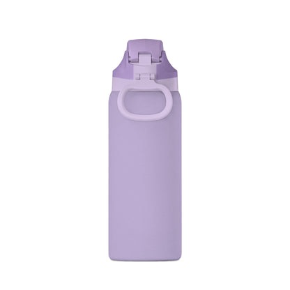 Oasis 32oz Insulated Water Bottle — Sleek Matte Travel Flask with Geometric Triangle Logo
