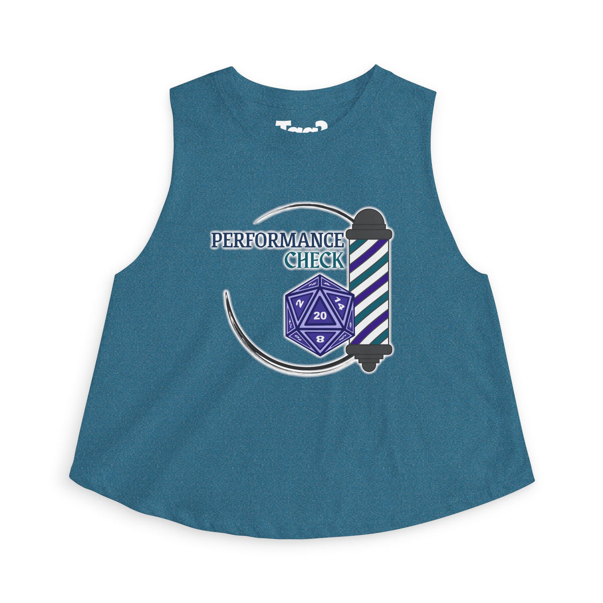 Performance Check Quartet Crop Top Tank
