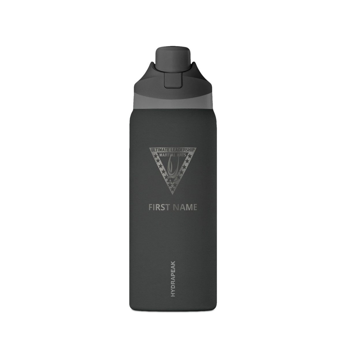 Oasis 32oz Insulated Water Bottle — Sleek Matte Travel Flask with Geometric Triangle Logo