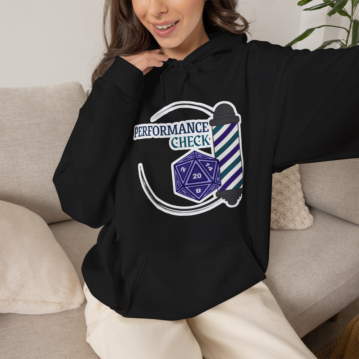 Performance Check Quartet Hoodie
