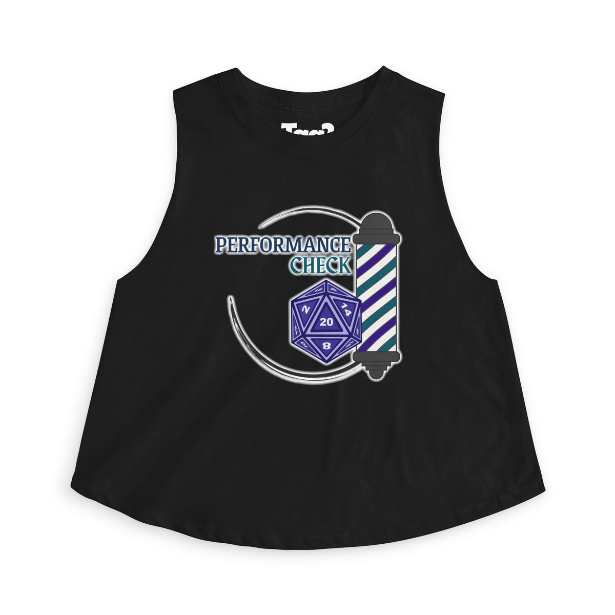 Performance Check Quartet Crop Top Tank