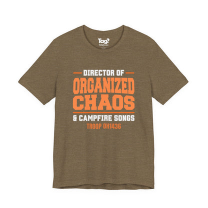 AHG "Director of Organized Chaos & Campfire Songs" Custom Troop Adult T-Shirt
