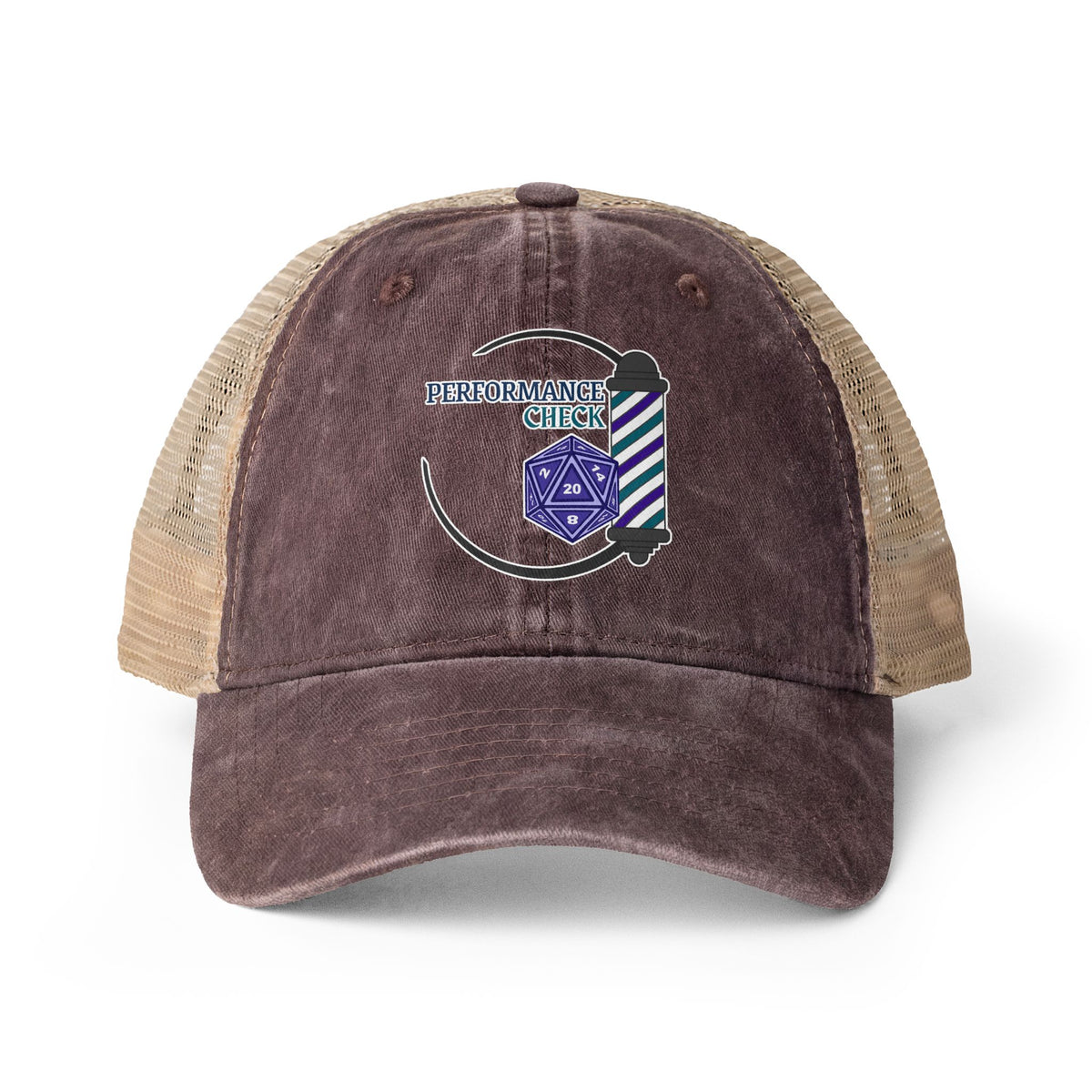 Performance Check Women's Washed Mesh-Back Hat