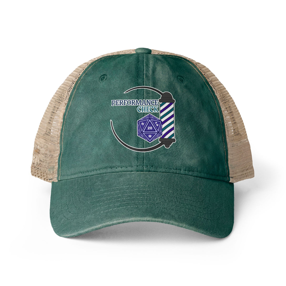 Performance Check Women's Washed Mesh-Back Hat