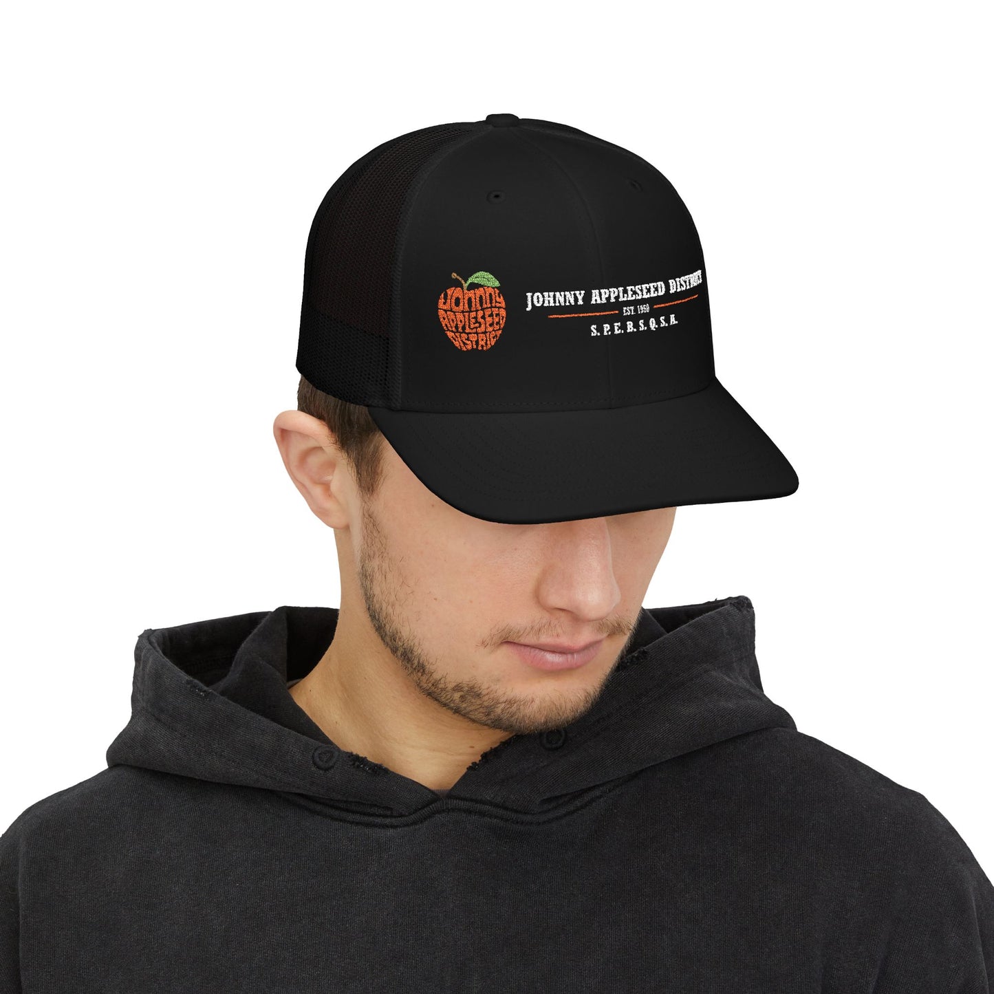 "The Apple" Trucker Hat - JAD Vintage Logo Snapback Hat