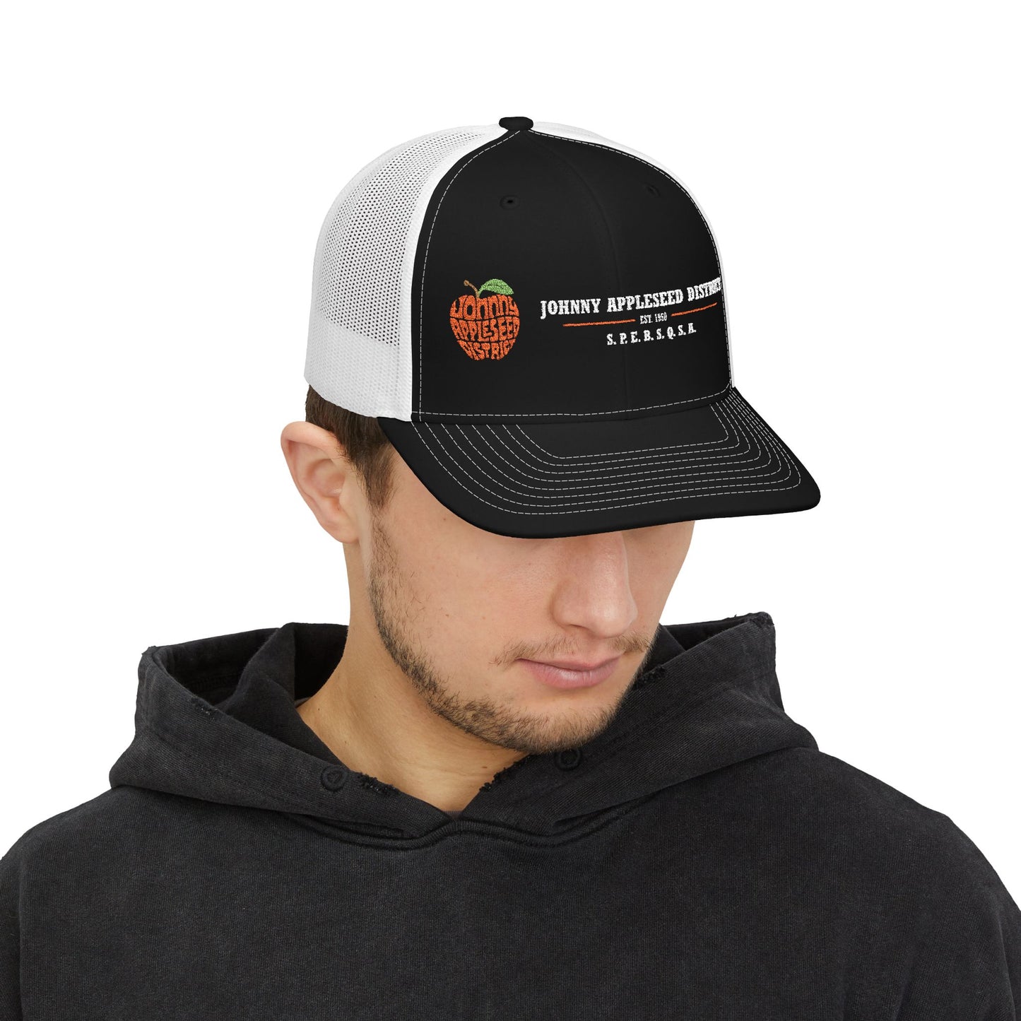 "The Apple" Trucker Hat - JAD Vintage Logo Snapback Hat