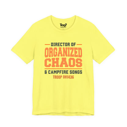 AHG "Director of Organized Chaos & Campfire Songs" Custom Troop Adult T-Shirt