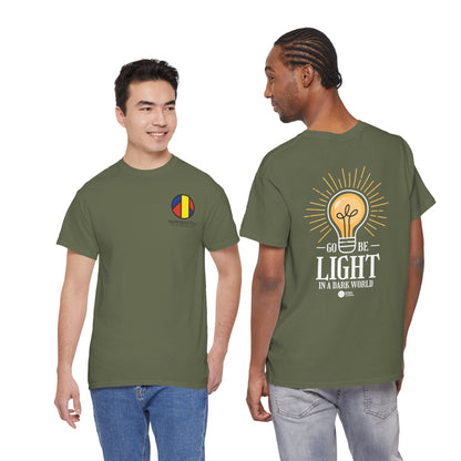 Go Be Light In A Dark World Heavyweight T-Shirt — HFCN
