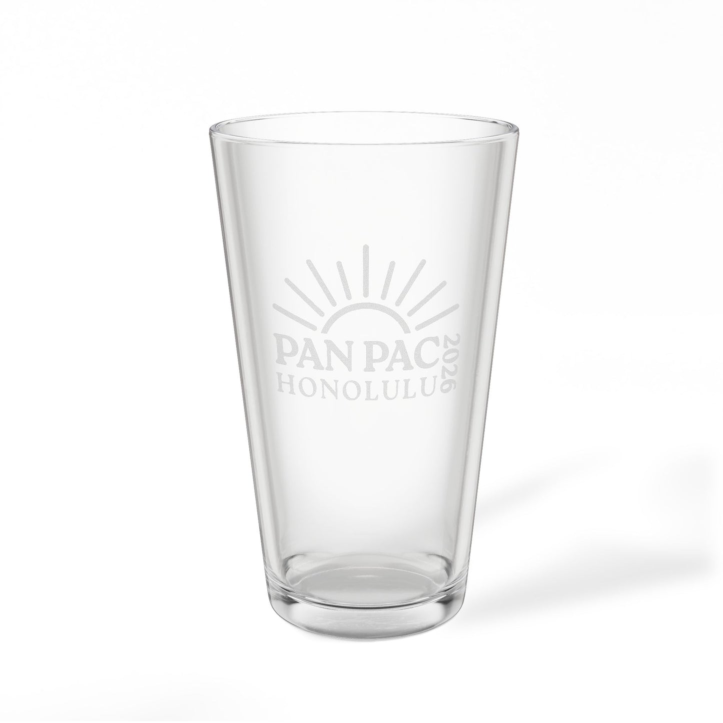 PanPac Convention 2026 Engraved 16oz Pint Mixing Glass