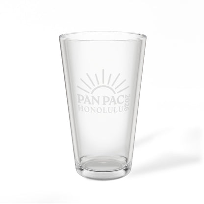 PanPac Convention 2026 Engraved 16oz Pint Mixing Glass