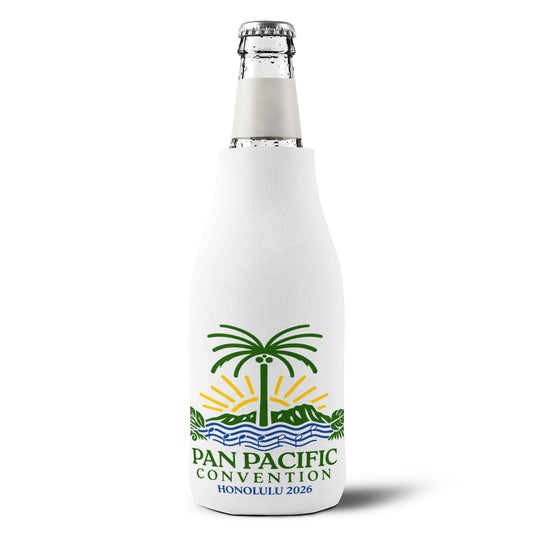 Pan Pacific Convention Honolulu 2026 Zip-Up Bottle Cooler Sleeve