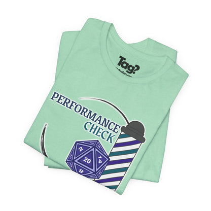Performance Check Quartet Unisex T‑Shirt