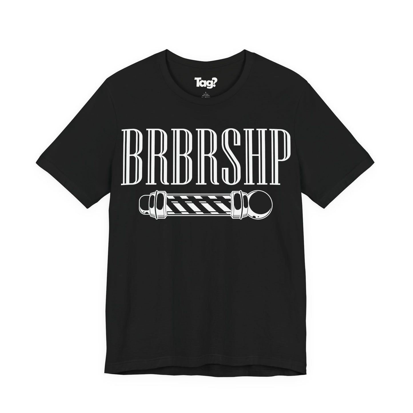 "BRBRSHP" & Barberpole - Barbershop Harmony T-Shirt