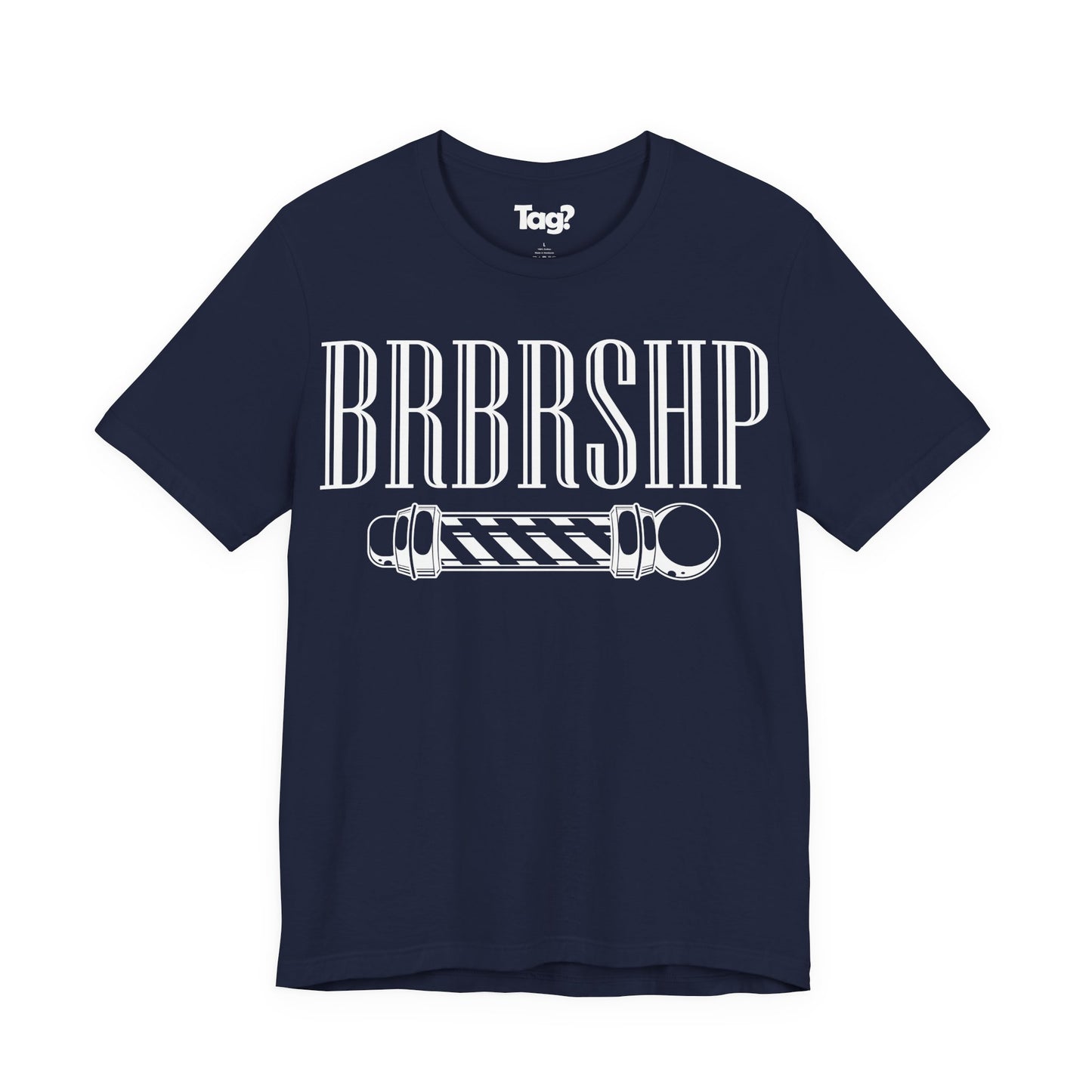 "BRBRSHP" & Barberpole - Barbershop Harmony T-Shirt