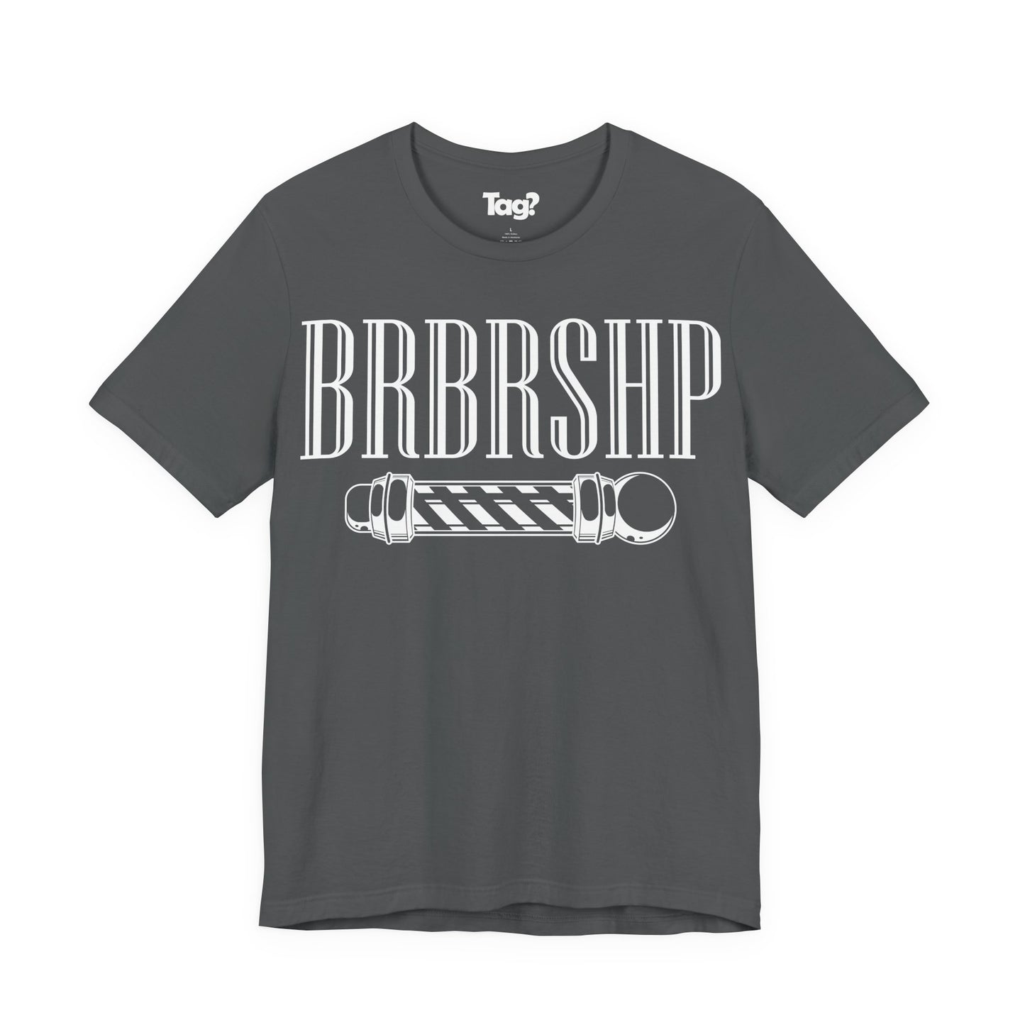 "BRBRSHP" & Barberpole - Barbershop Harmony T-Shirt