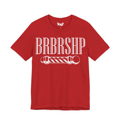 "BRBRSHP" & Barberpole - Barbershop Harmony T-Shirt