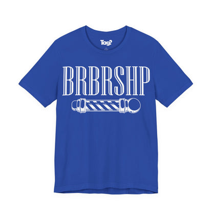 "BRBRSHP" & Barberpole - Barbershop Harmony T-Shirt