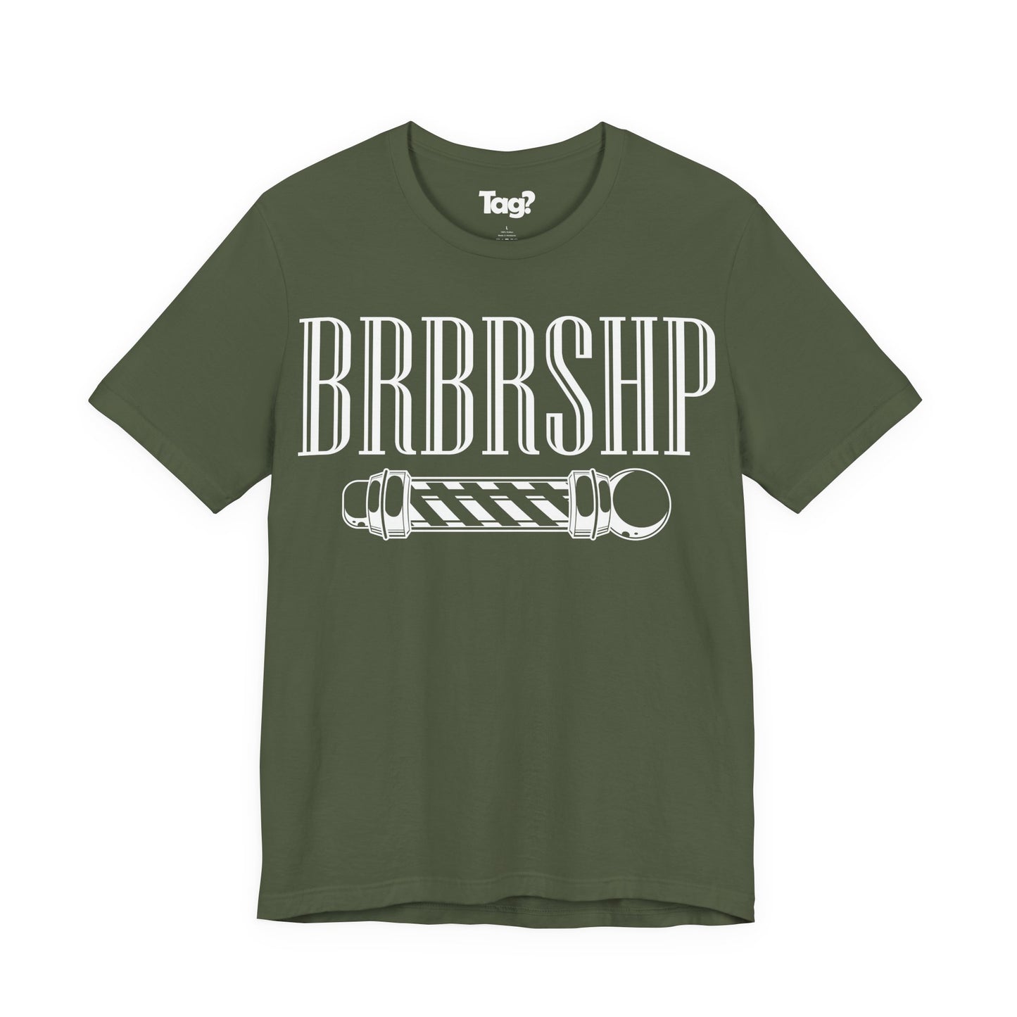 "BRBRSHP" & Barberpole - Barbershop Harmony T-Shirt