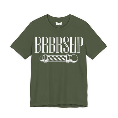 "BRBRSHP" & Barberpole - Barbershop Harmony T-Shirt