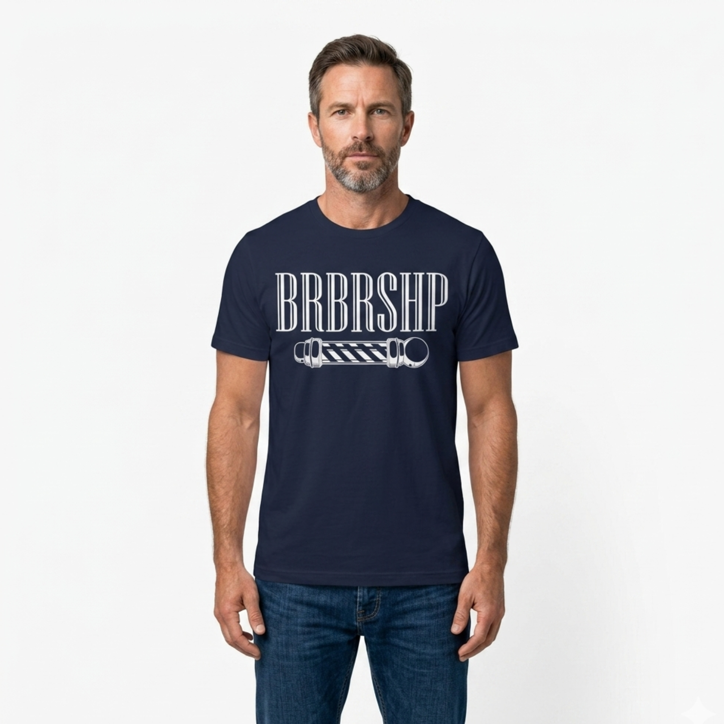 "BRBRSHP" & Barberpole - Barbershop Harmony T-Shirt