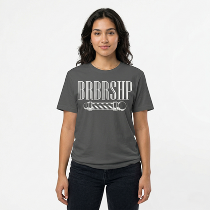 "BRBRSHP" & Barberpole - Barbershop Harmony T-Shirt