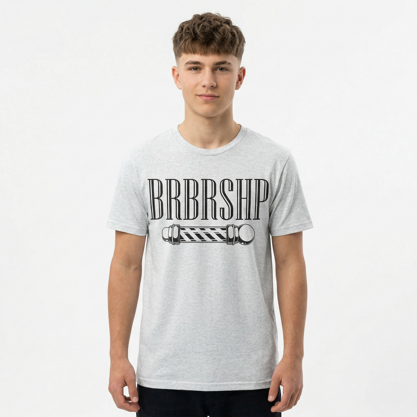 "BRBRSHP" & Barberpole - Barbershop Harmony T-Shirt