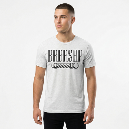 "BRBRSHP" & Barberpole - Barbershop Harmony T-Shirt