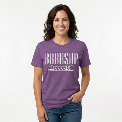"BRBRSHP" & Barberpole - Barbershop Harmony T-Shirt