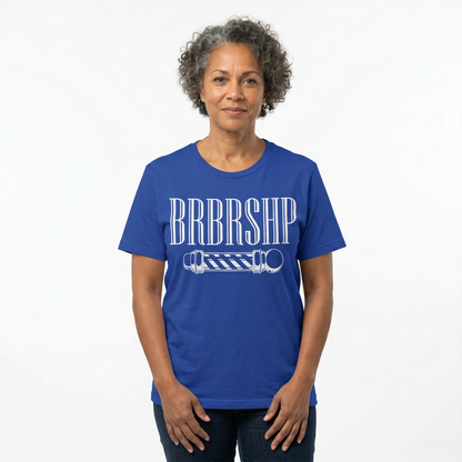 "BRBRSHP" & Barberpole - Barbershop Harmony T-Shirt