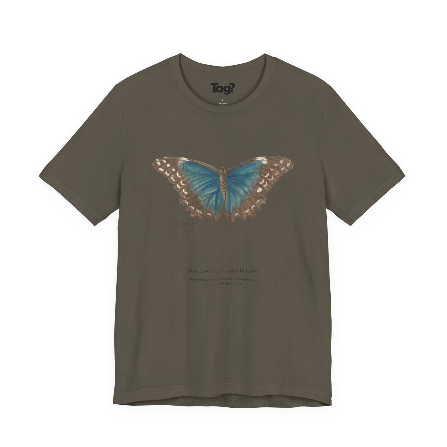 Menelaus Blue Morpho Butterfly - Metamorphosis T-Shirt