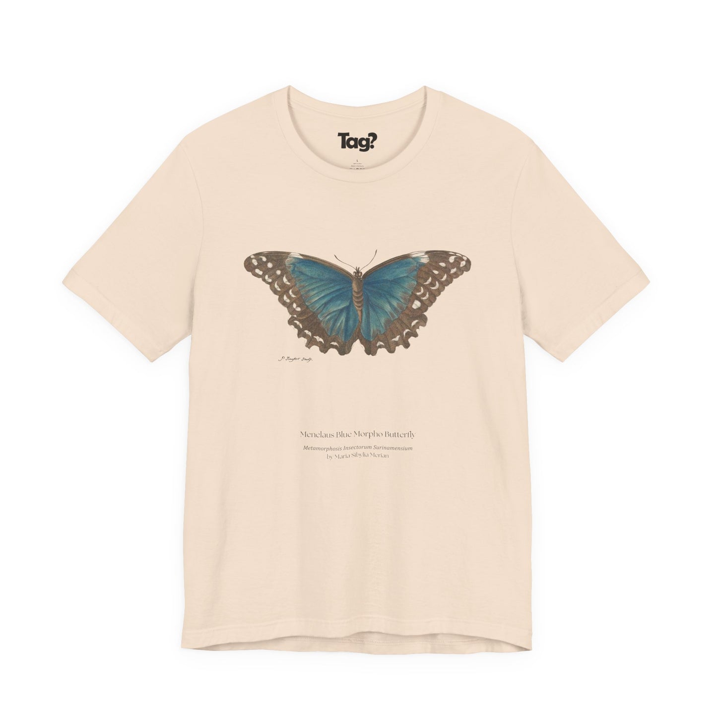 Menelaus Blue Morpho Butterfly - Metamorphosis T-Shirt