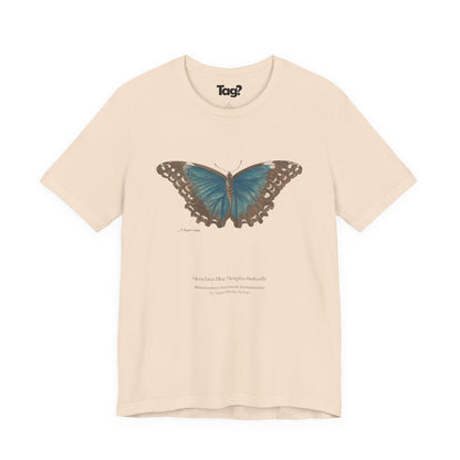Menelaus Blue Morpho Butterfly - Metamorphosis T-Shirt