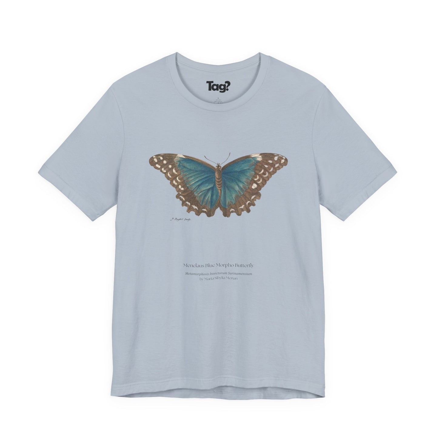Menelaus Blue Morpho Butterfly - Metamorphosis T-Shirt
